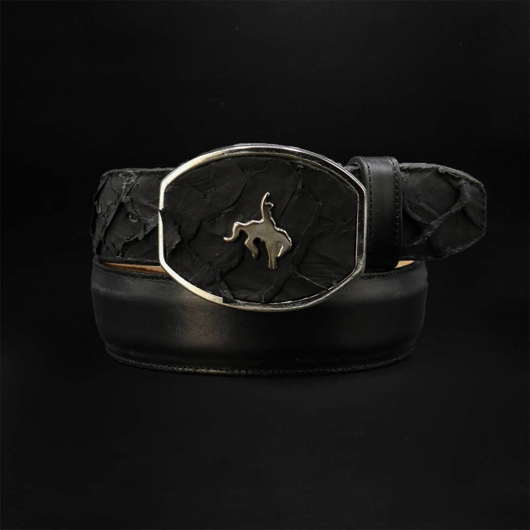 Cinto Vaquero Pescado Negro CT110