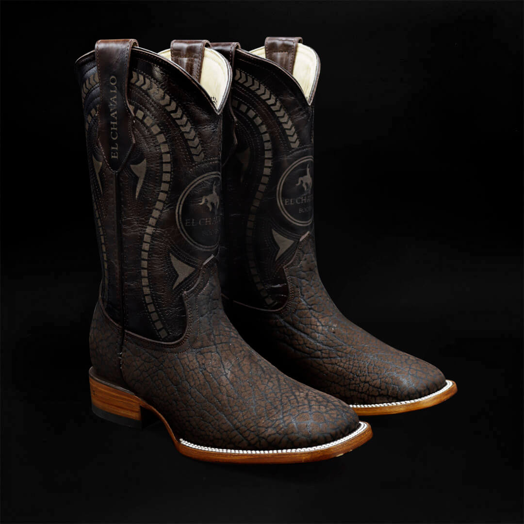 Bota Bulldog de Cuello de Toro Tabaco CH303