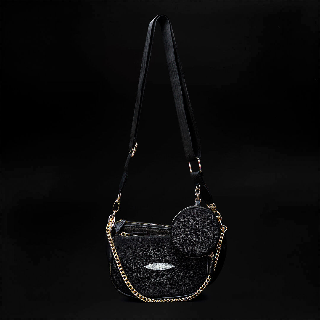 Bolso de Mano de Piel de Mantarraya BL103