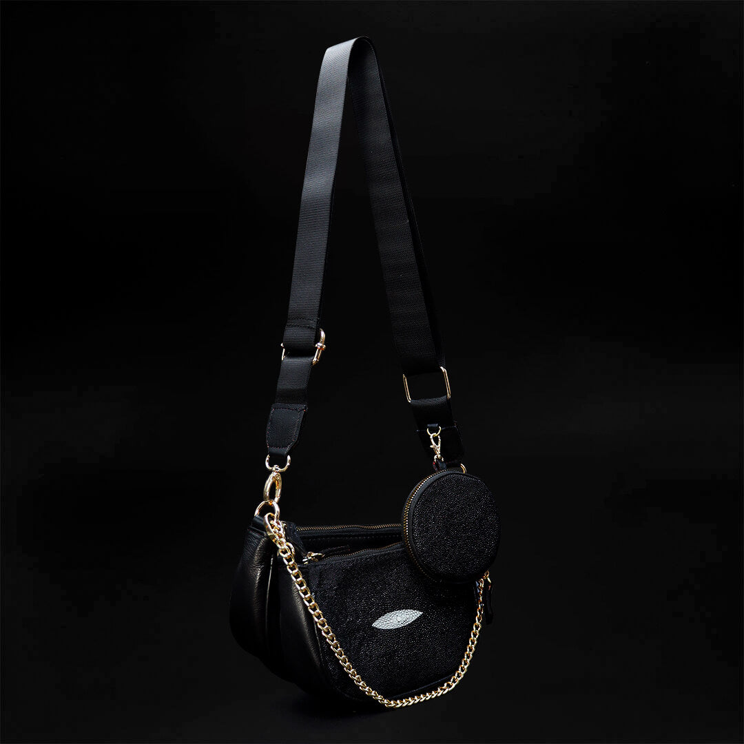 Bolso de Mano de Piel de Mantarraya BL103