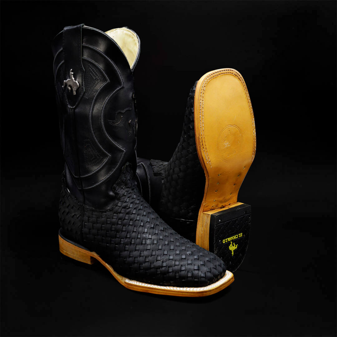 Bota Bulldog de Petatillo Negro CH701