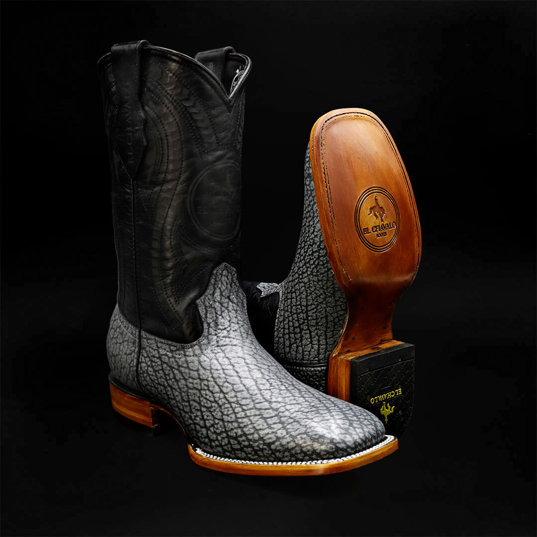 Bota Bulldog de Cuello de Toro Gris CH306