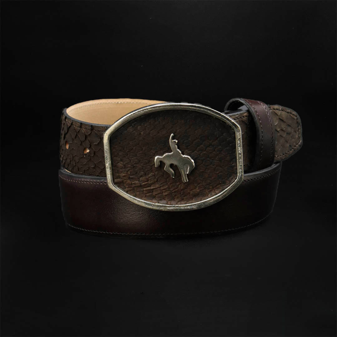 Cinto Vaquero Pitón Tabaco CT102