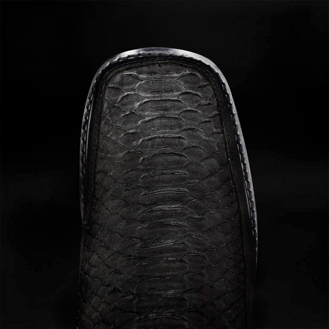 Botín Doble Cierre de Pitón Suela Roja BH201