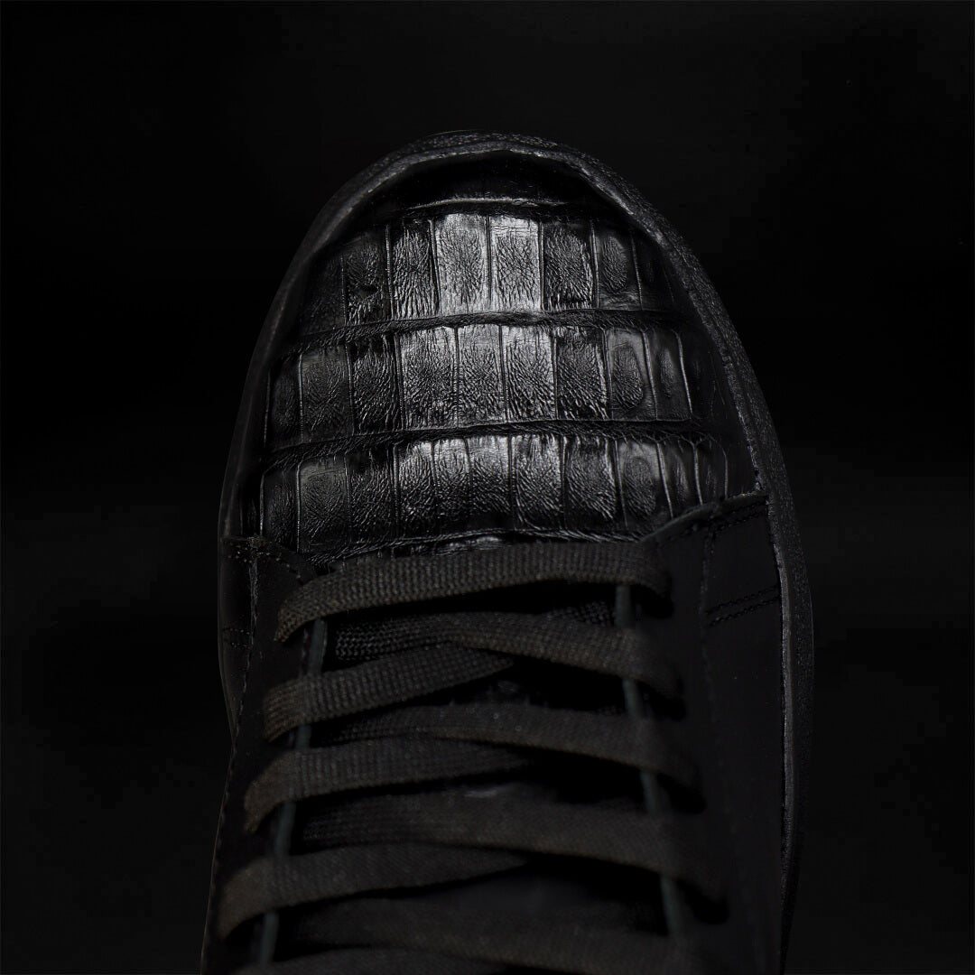 Tenis MK De Cocodrilo Negro TH121