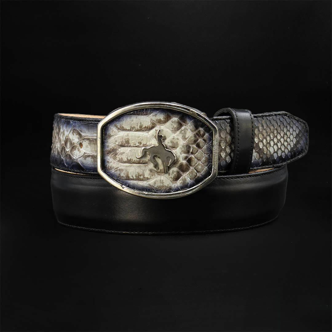 Cinto Vaquero Pitón Natural CT103