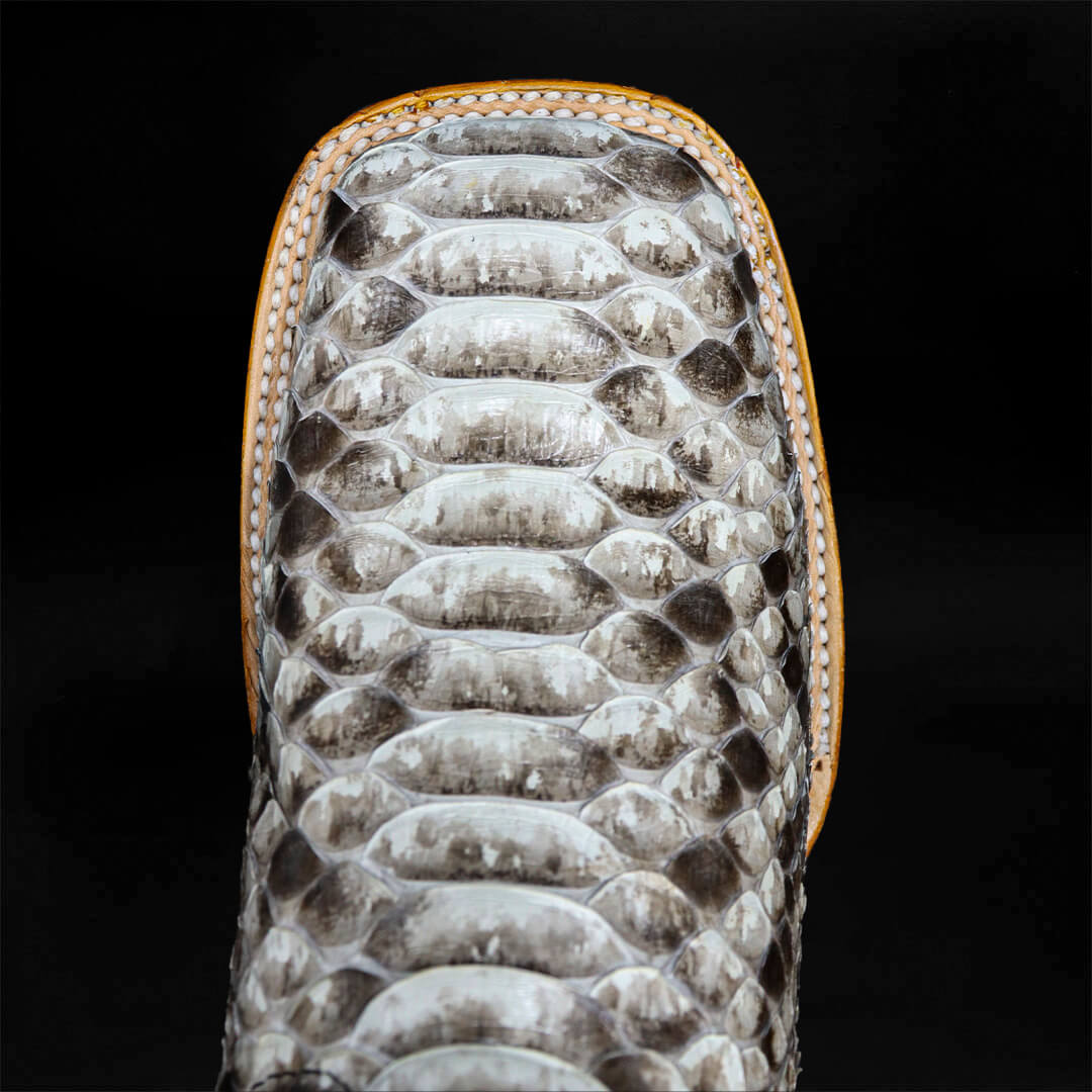 Bota Bulldog de Pitón Natural CH804