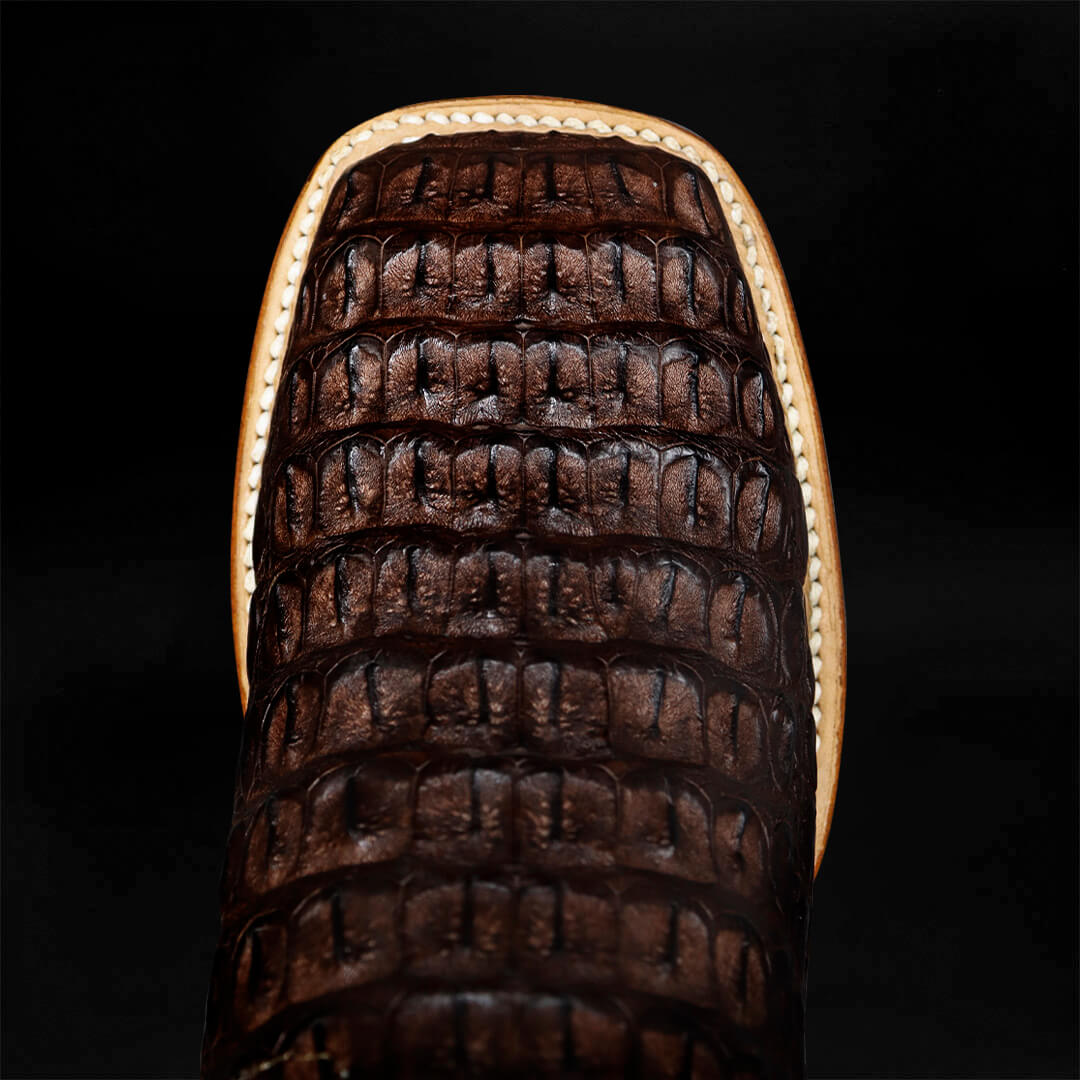 Bota Bulldog de Cocodrilo Tabaco CH203