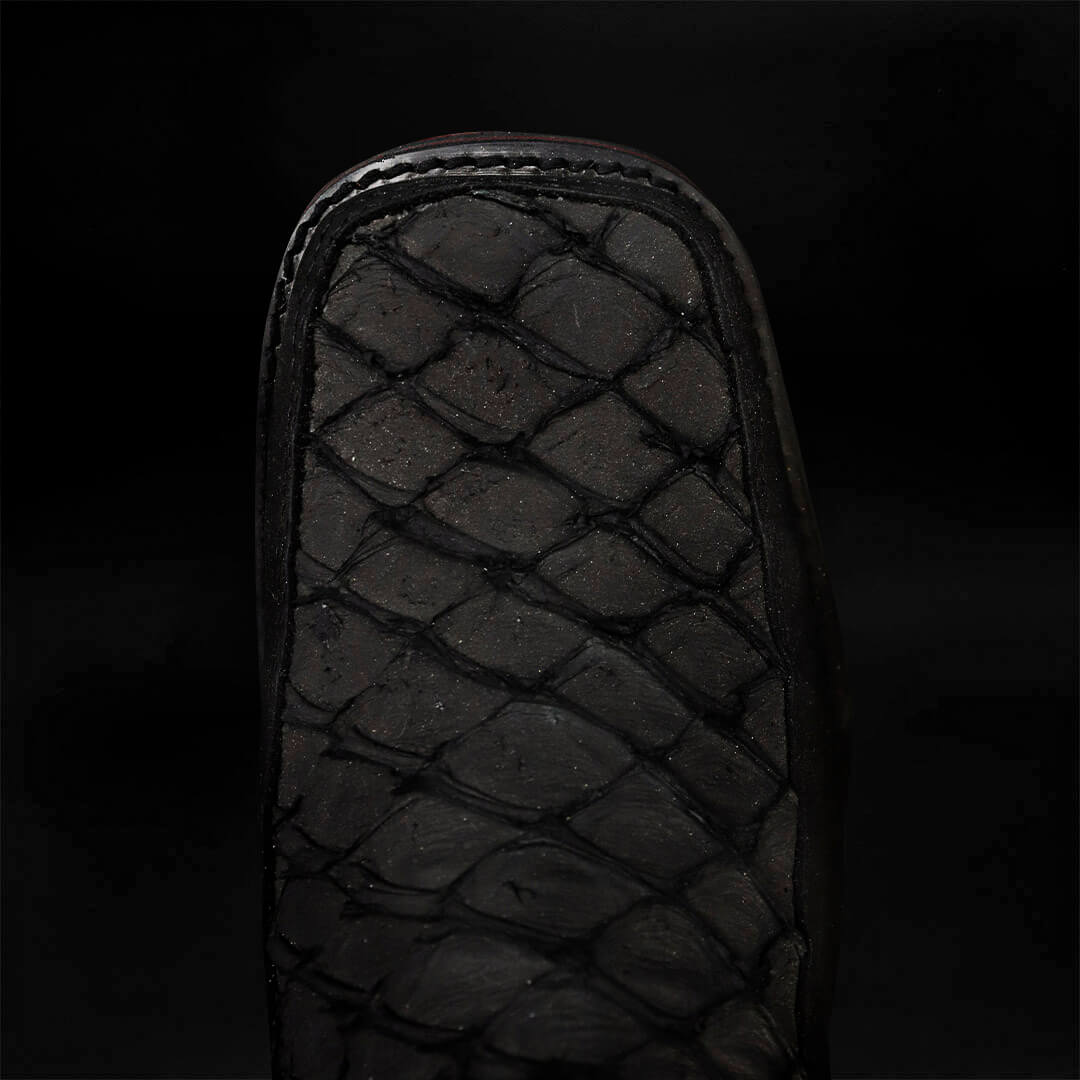 Botín Doble Cierre de Pescado Suela Roja BH101