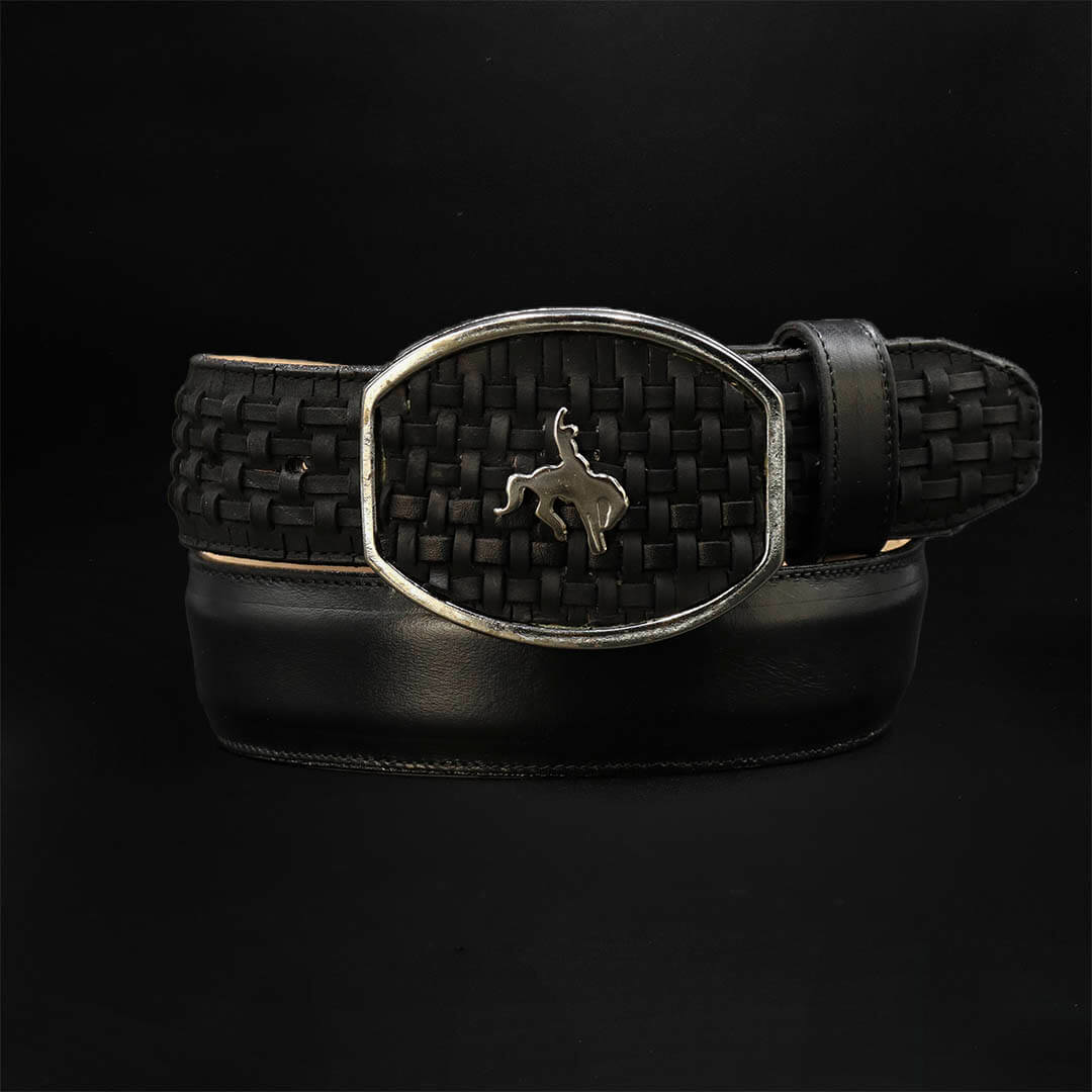 Cinto Vaquero Petatillo Negro CT108