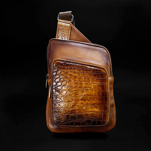 Pechera de Piel de Cocodrilo BL801