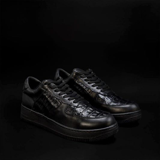 Tenis F1 De Cocodrilo Negro TH401