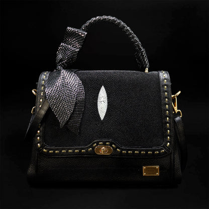 Bolso de Mano de Piel de Mantarraya BL101