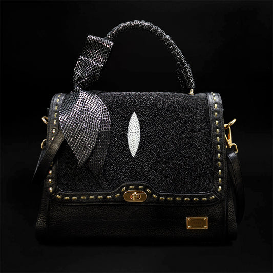 Bolso de Mano de Piel de Mantarraya BL101