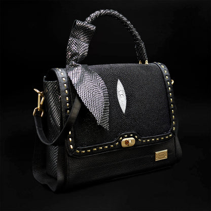 Bolso de Mano de Piel de Mantarraya BL101