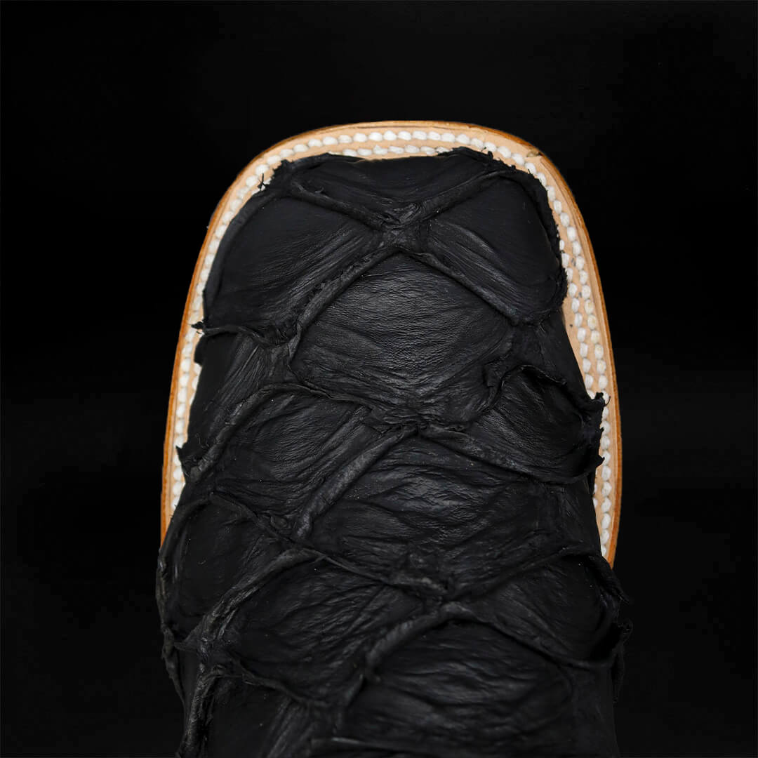 Bota Bulldog de Pescado Negro Nobuck CH601