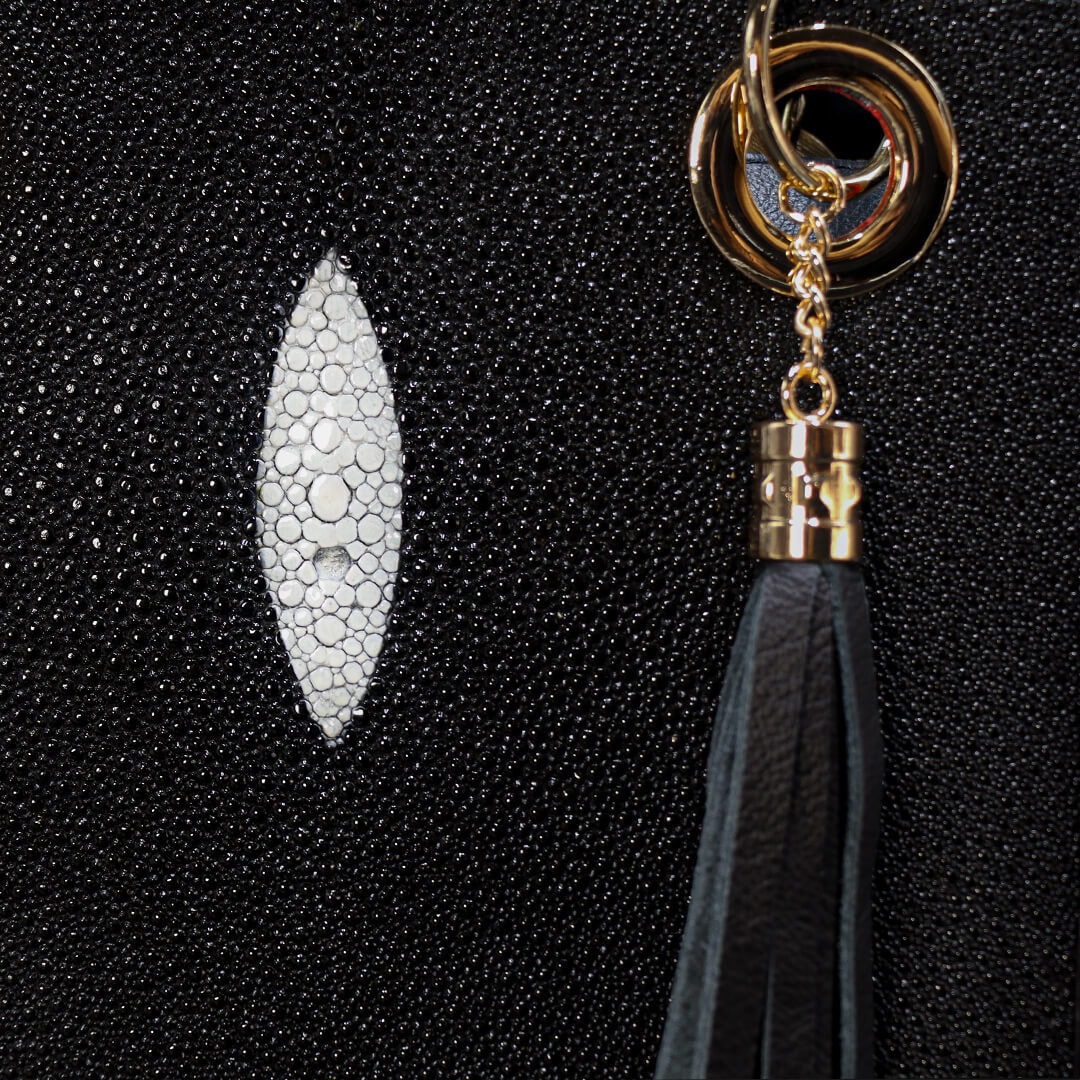 Bolso de Mano de Piel de Mantarraya BL102
