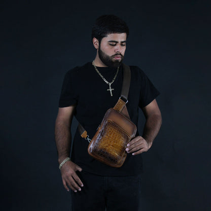 Pechera de Piel de Cocodrilo BL801